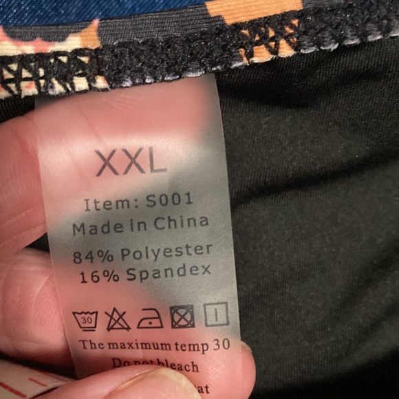 SouqFone Ruffled Flounce Top with High Waisted Bottom Bikini Set Size: XXL - Picture 9 of 15